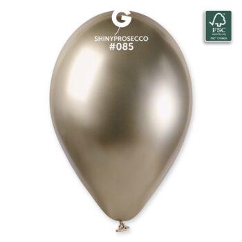 50 baloane chrome prosecco 33 cm